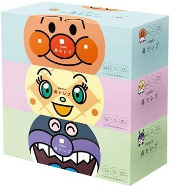 10個 ネピア アンパンマン鼻セレブ ティシュ 180組 3コパック