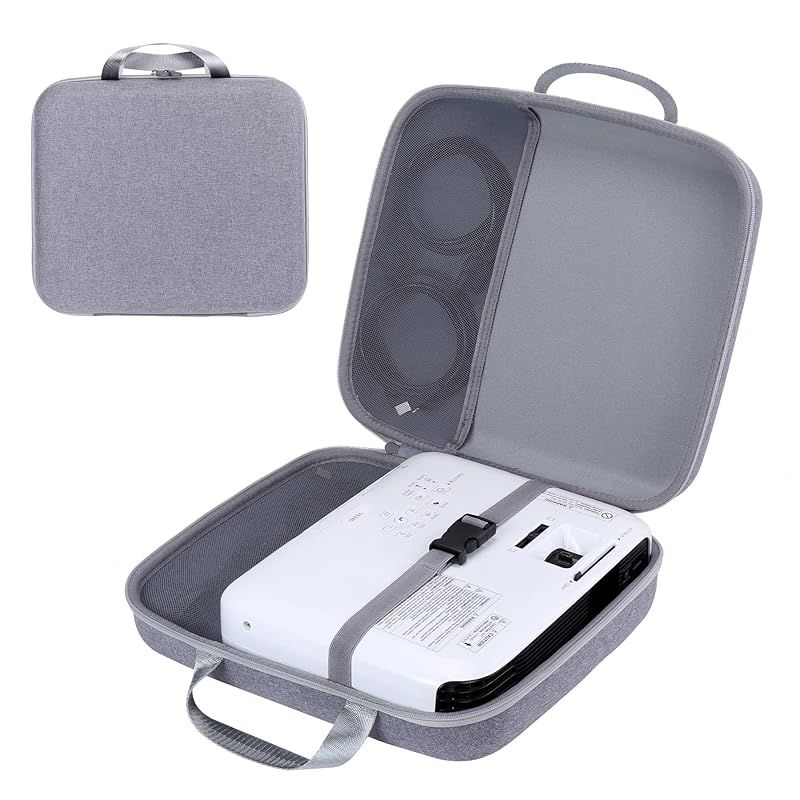 Aenllosi 収納ケース 互換品 EPSON エプソン EB-W06 | EB-E01 | EB-X06 | EB-W05 | EH-TW750 プロジェクター オ フホワイト ケースのみ 0