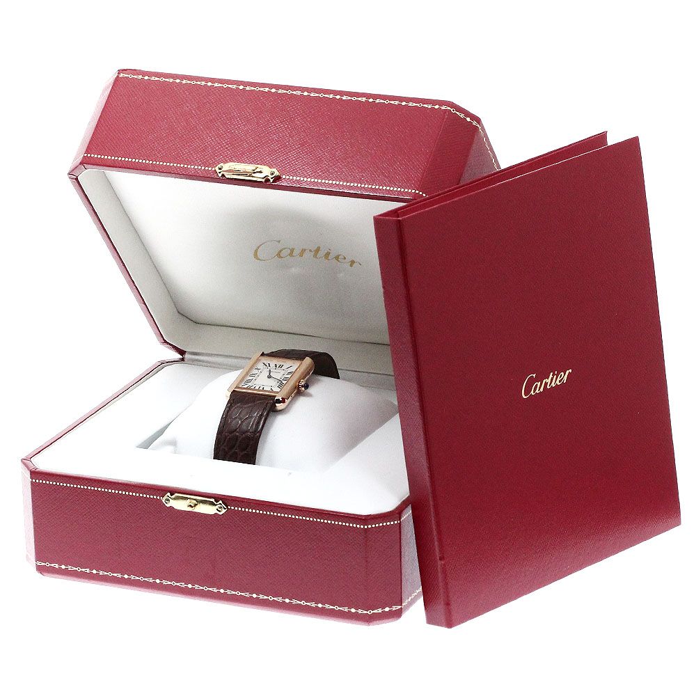 カルティエ CARTIER W5200024 タンクソロSM クォーツ レディース美品内
