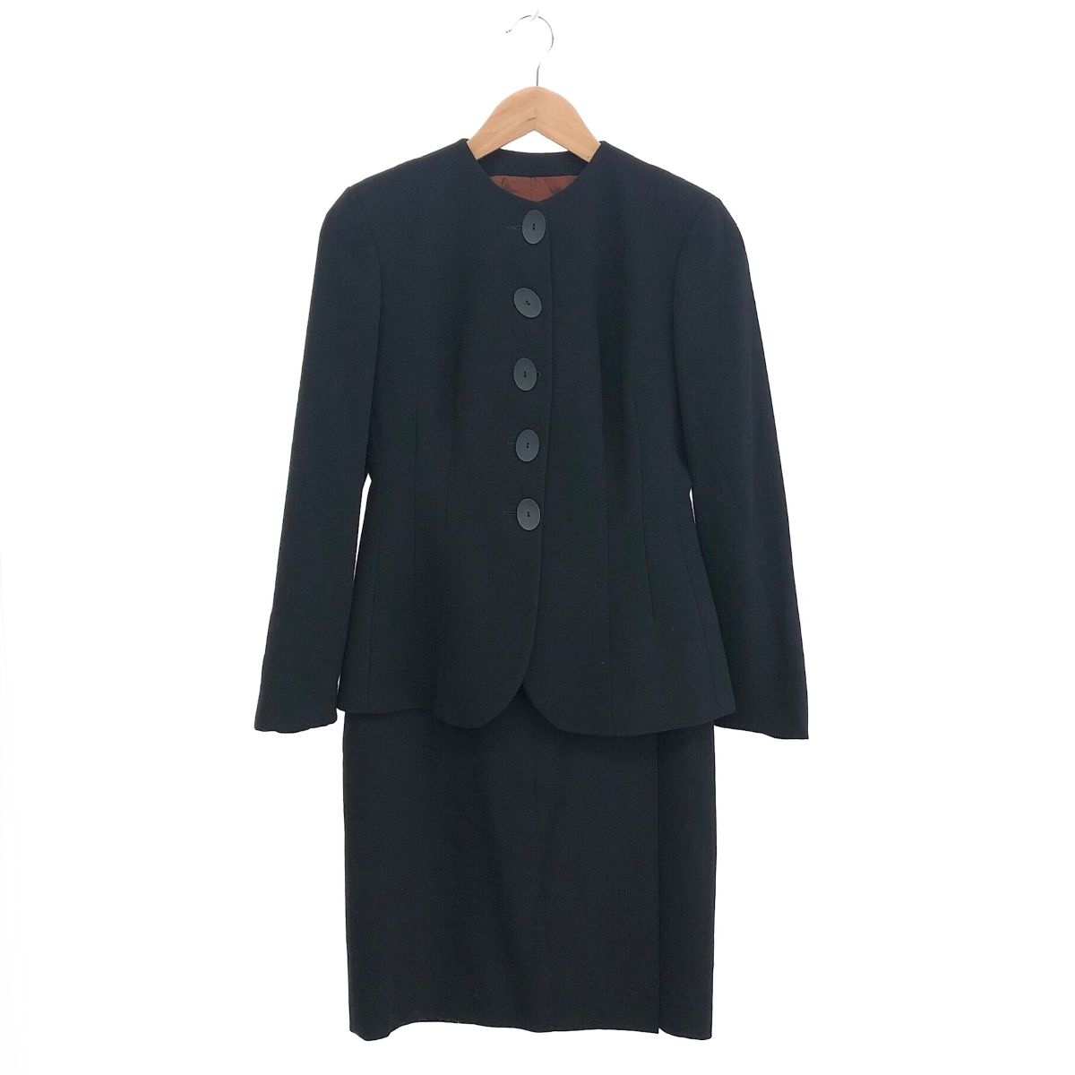 良好 EMPORIO ARMANI エンポリオアルマーニ ノーカラ―デザイン