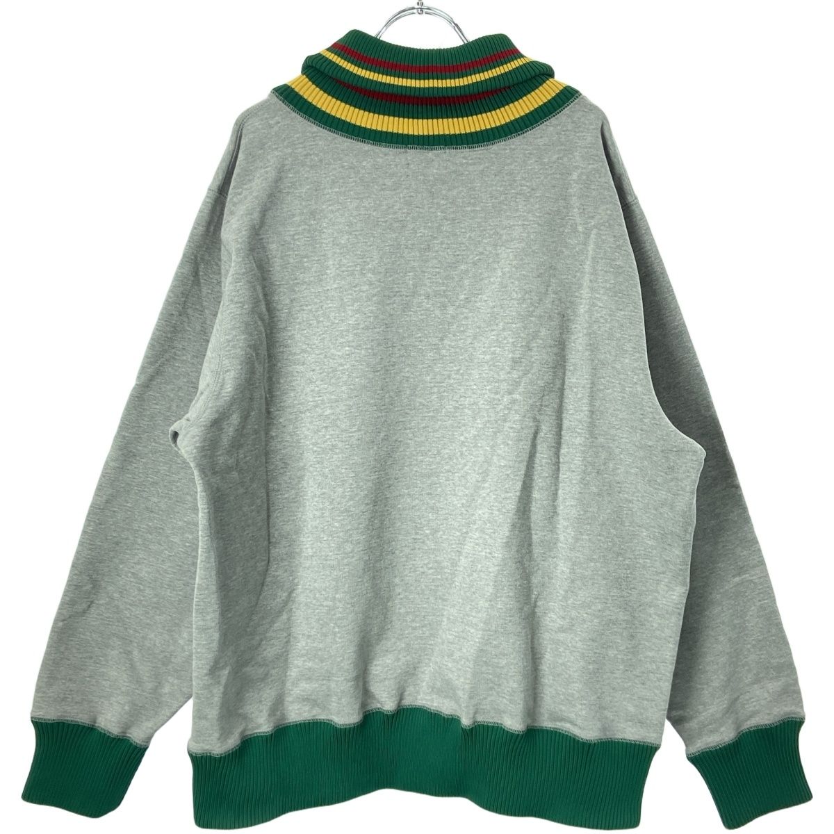 kolor カラー 23SS Vネックリブカラースウェットトレーナー 23SCM 