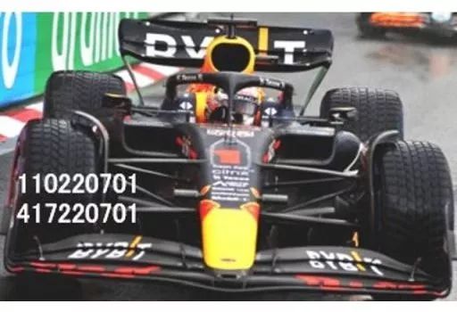 ミニカー　1/43 オラクル レッド ブル レーシング RB18 マックス・フェルスタッペン モナコGP 2022 3位入賞 レインタイヤ仕様 「MINICHAMPS」 [417220701] MINICHAMPS 1/43スケール オラクル レッドブル レーシング RB18