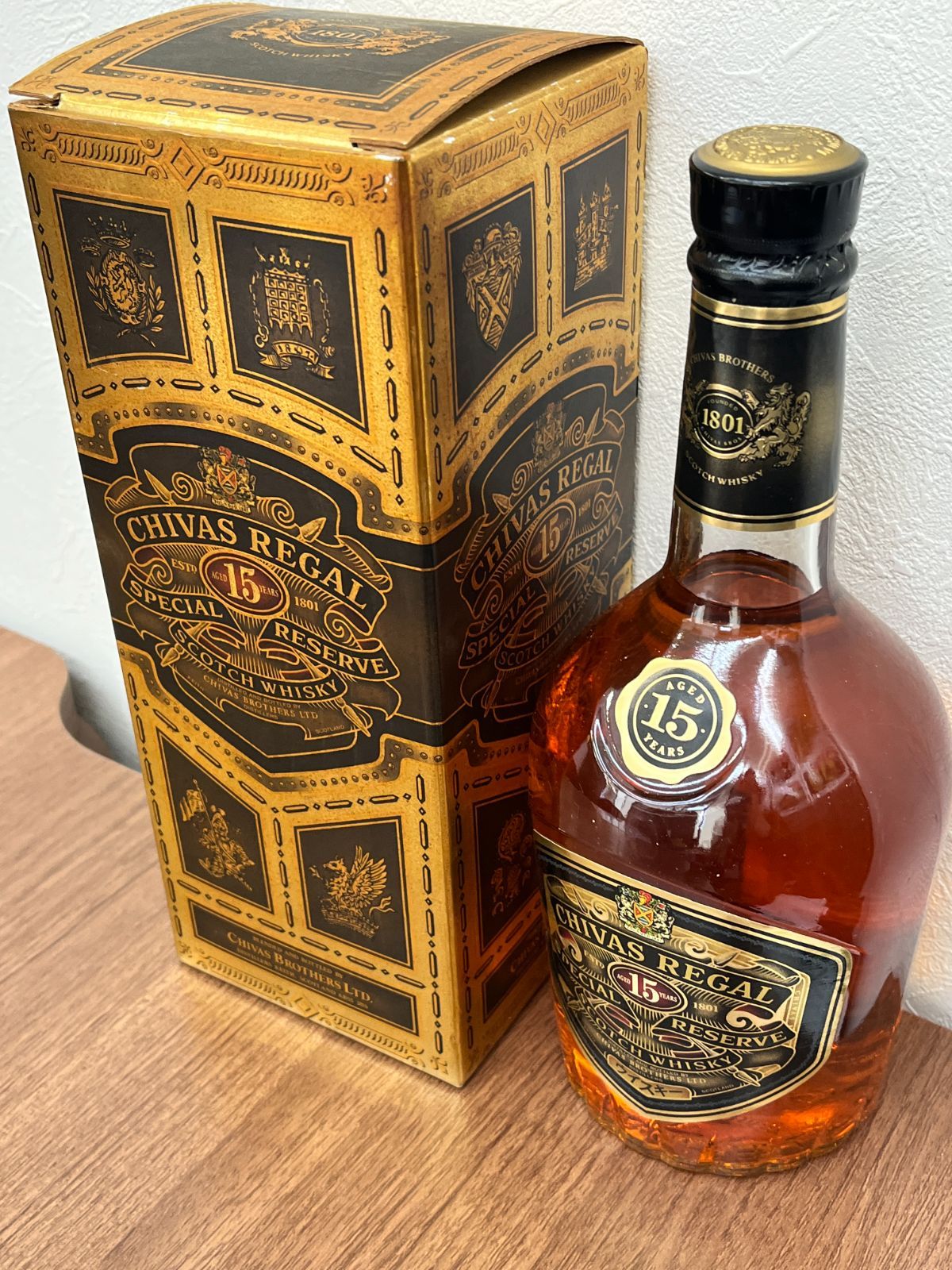 N【古酒】CHIVAS REGAL シーバスリーガル 15年 スコッチウィスキー