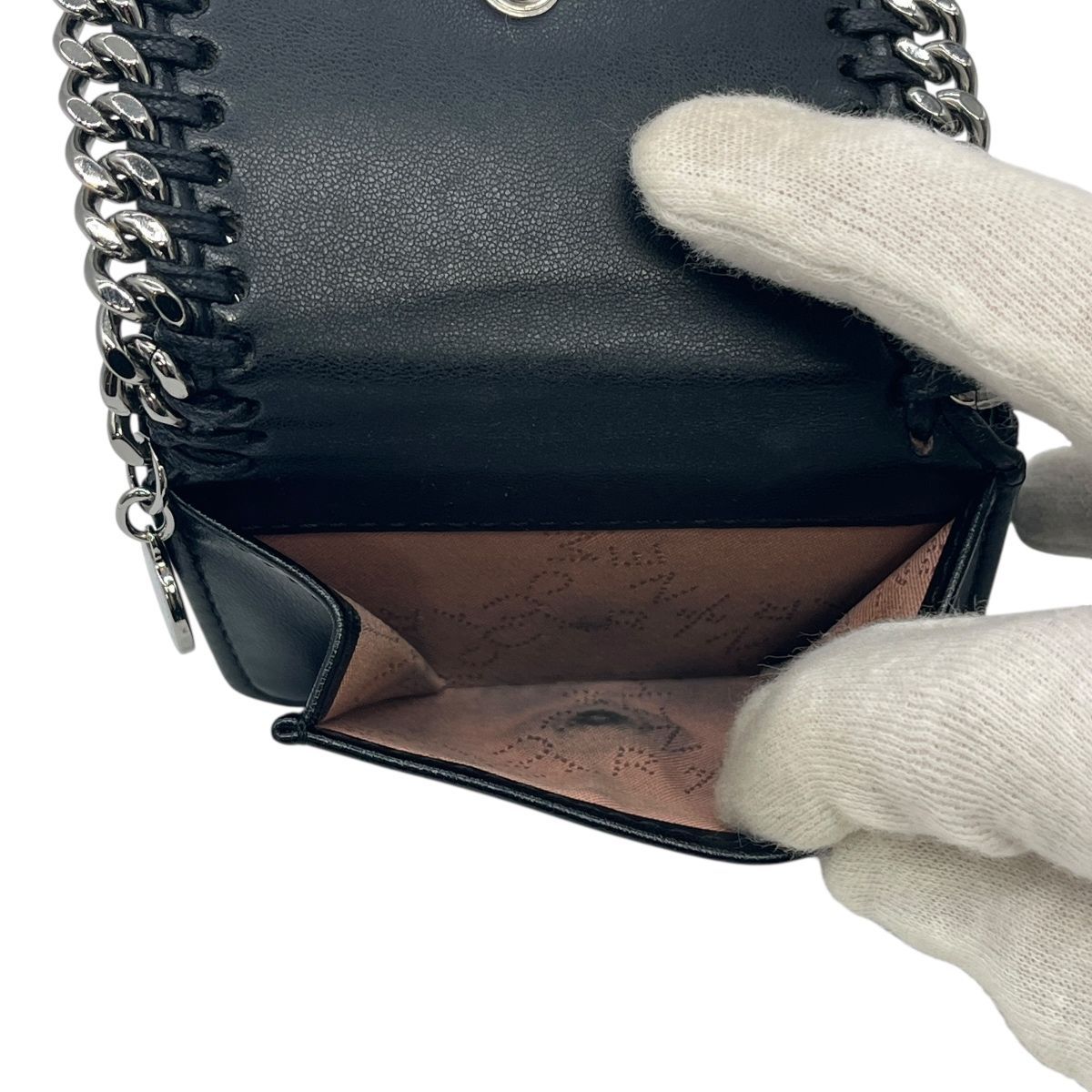 ♪2935 STELLA McCARTNEY ファラベラ スモール フラップ ウォレット 三 