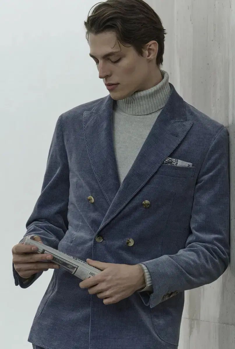 ブルネロ BRUNELLO CUCINELLI ブルネロクチネリ デニム コーデュロイ ブレザー ジャケット