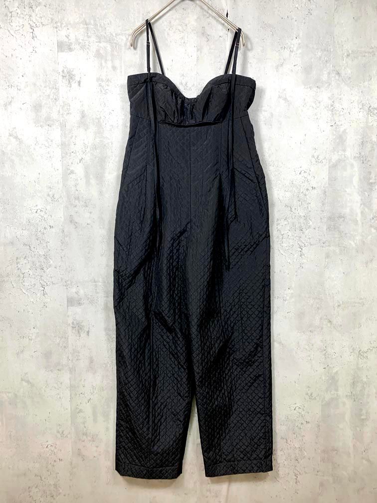 MAISON SPECIAL メゾン 21221265107 定価26400円 ビスチェ オールインワン sizeF|黒 ◎レディース