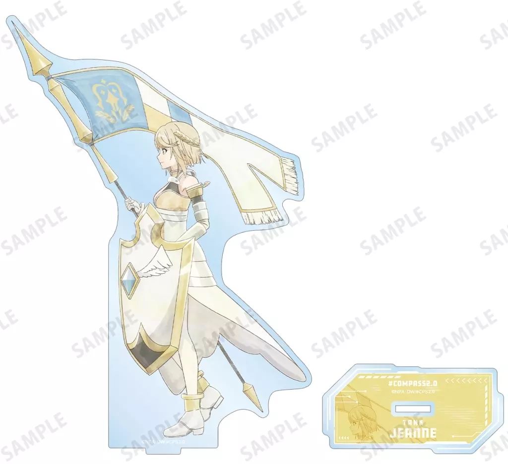 【非売品　新品未使用品】 A4モンスター娘　 BIGオリジナルアクリルパネル 新品】アクリルスタンド・アクリルパネル [新品] ジャンヌ 描き下ろし