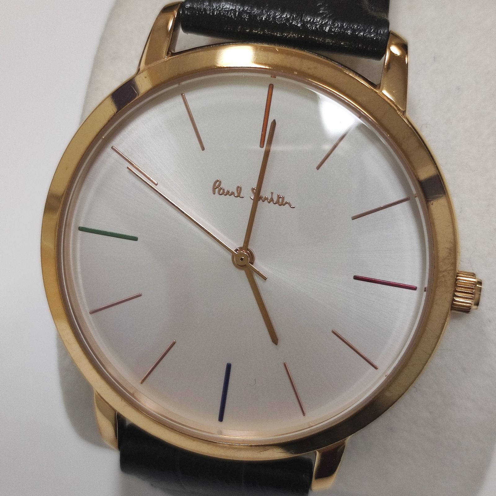 Paul Smith 腕時計 1005 三針 ラウンド クオーツ 電池交換済み 4cm 