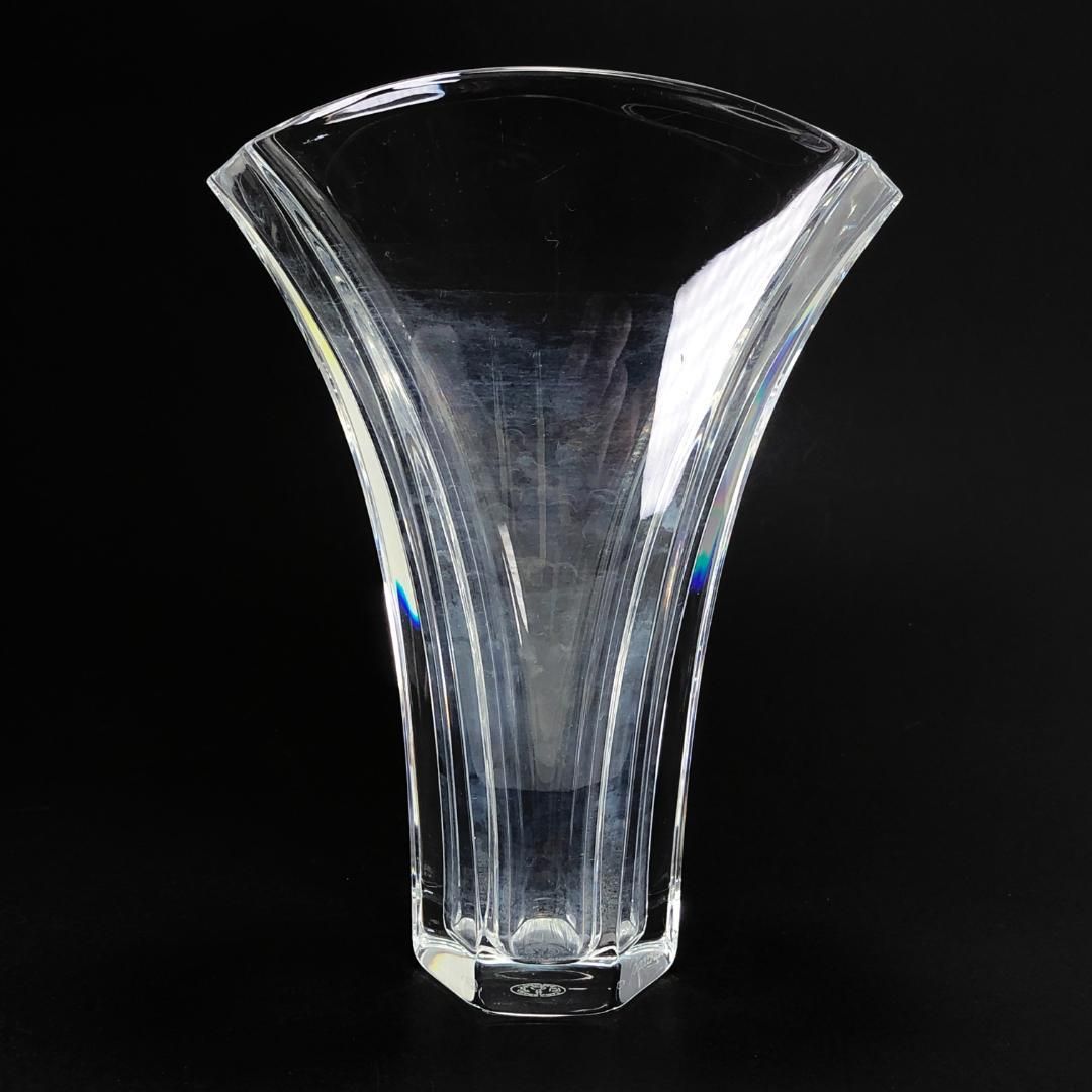 Baccarat バカラ／ギンコ フラワーベース 花瓶／クリスタルグラス