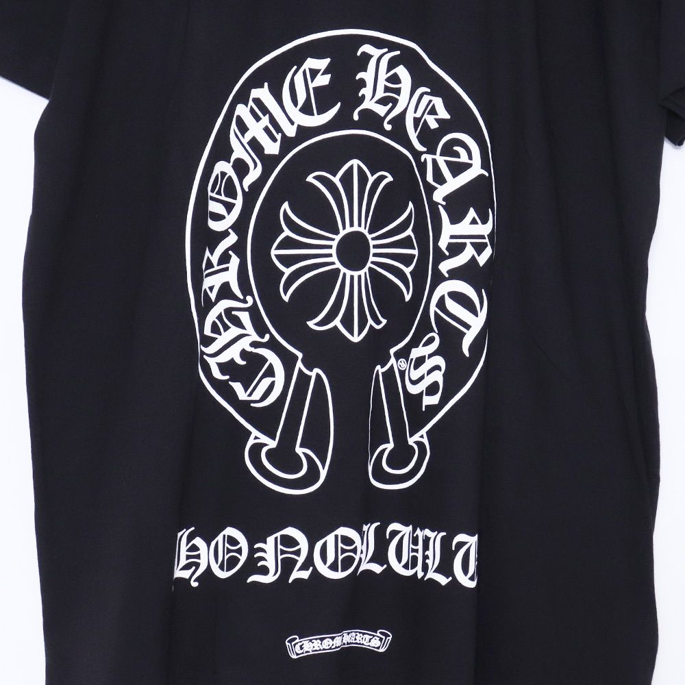 未使用 CHROME HEARTS ホノルル限定ホースシュープリントTシャツ