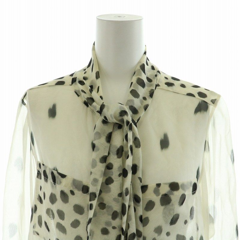 バーバリー ロンドン BURBERRY LONDON シャツ ブラウス ボウタイ 長袖 