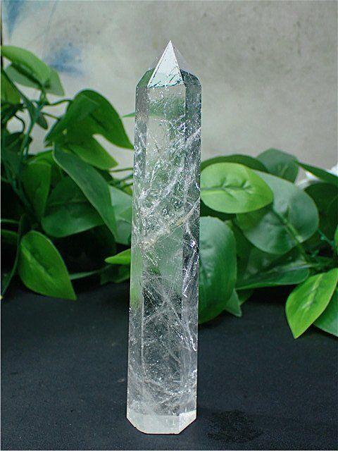 AAA級☆天然高透明度水晶六角柱B85B2/59B33D - メルカリ