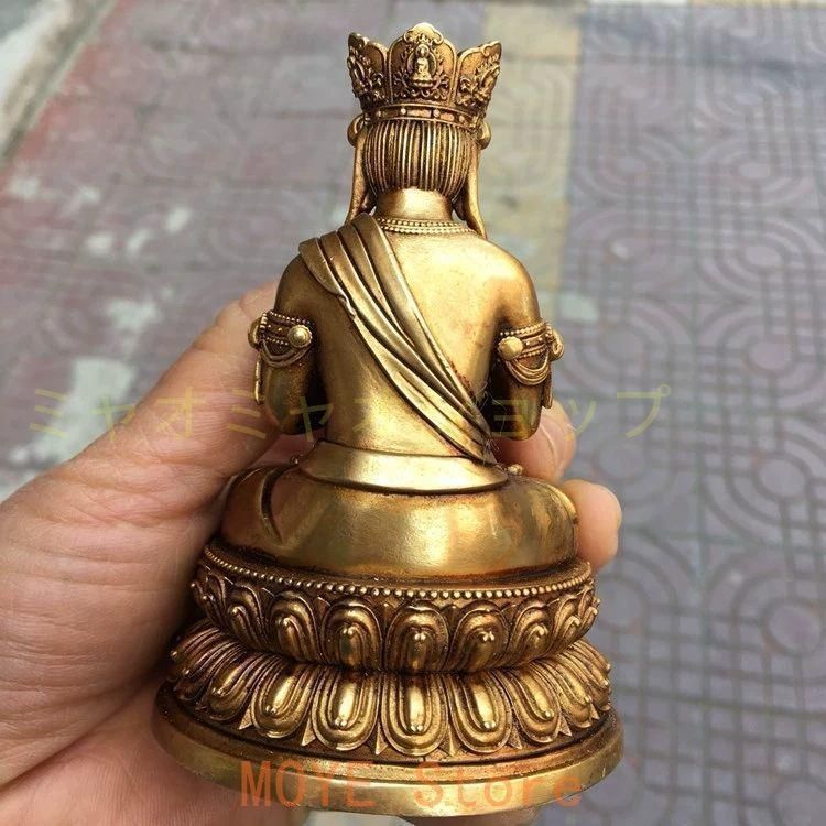 地蔵 大日如来菩薩像 観音 銅製 仏像 彫刻 置物 開運 風水 WWW_IBETON_RU