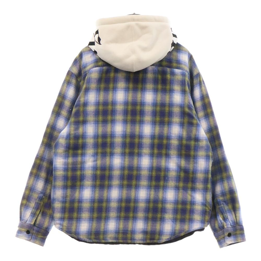 SUPREME (シュプリーム) 21AW Hooded Flannel Zip Up Shirt フーデッド