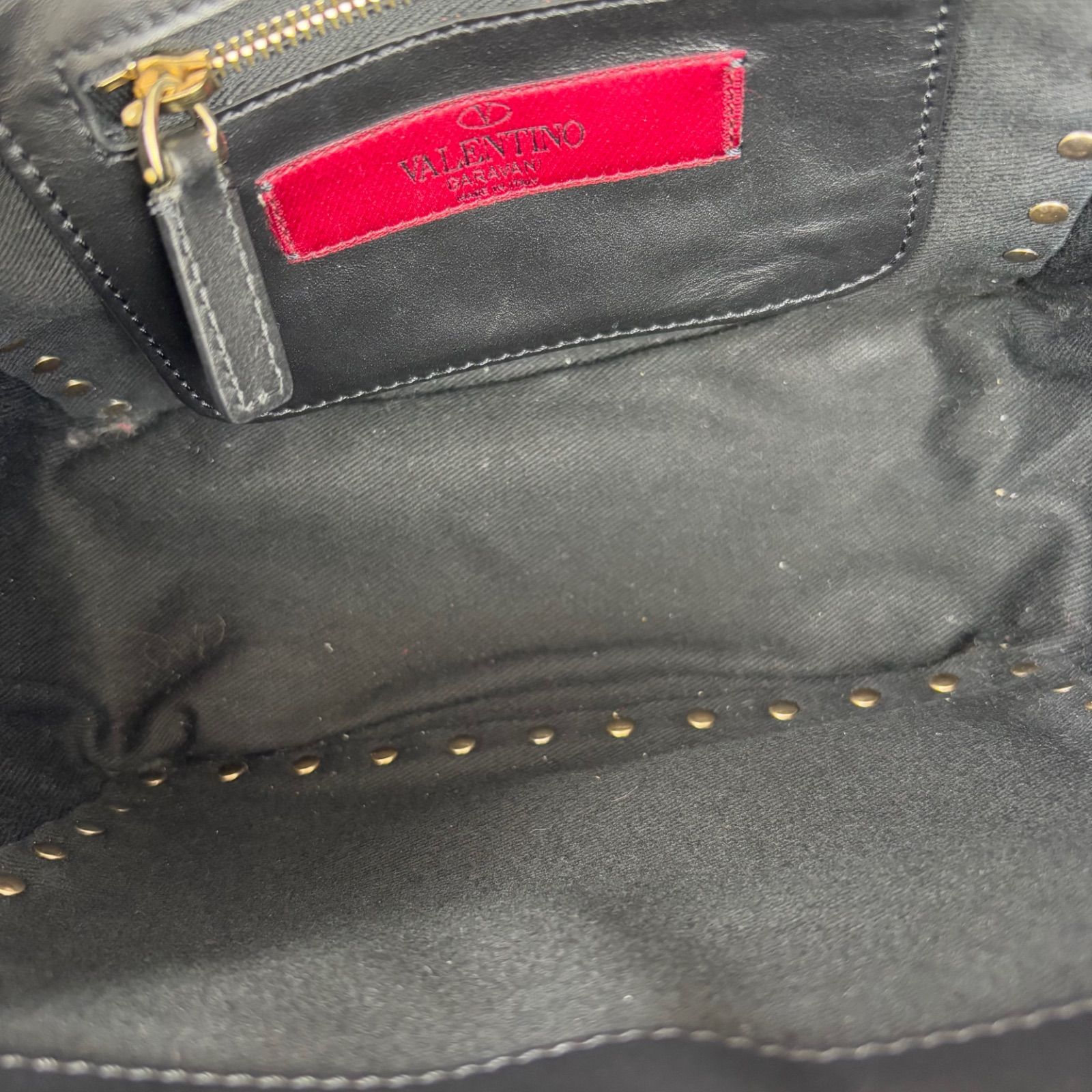 VALENTINO ヴァレンティノ ロックスタッズ 2WAY ミニトートバッグ 