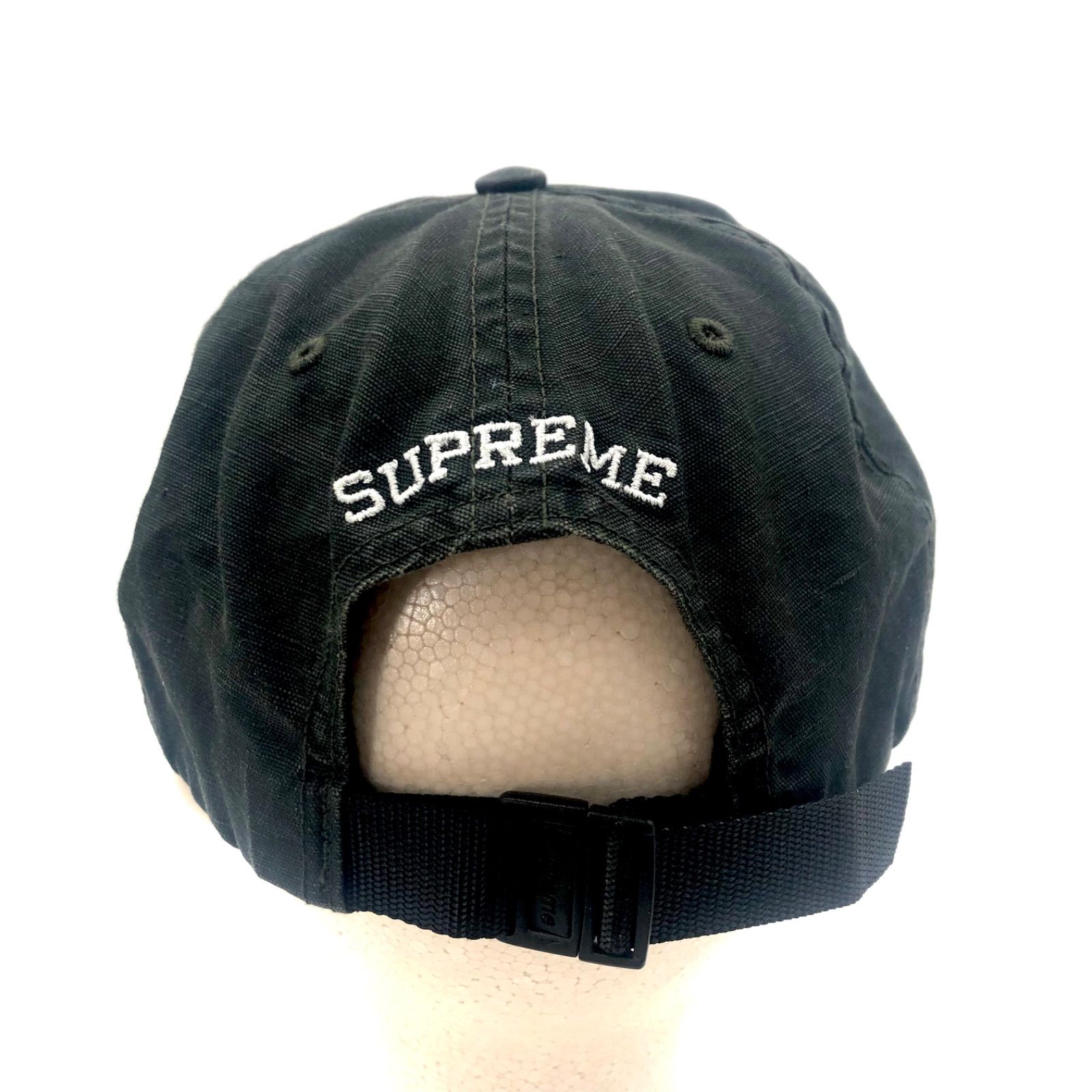 Supreme シュプリーム ロゴキャップ ブラック USA製 頭囲53〜57cm 