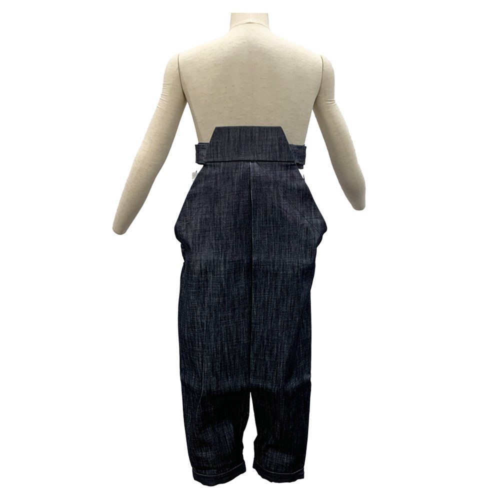 リサイクル袴 男性用 デニム袴 前ファスナー付 野袴 ズボン式 袴 はかま sc hakama 1