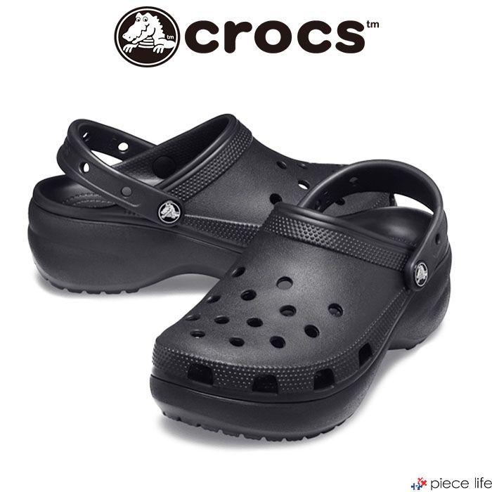 新品 定価14300円 クロックス パイドラ 厚底 ストラップサンダル ブラック 新品 定価14300円 クロックス パイドラ 厚底 ストラップサンダル
