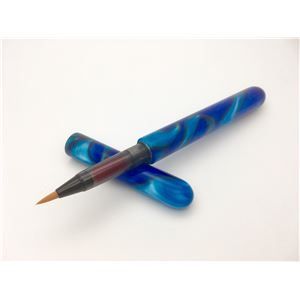 アクリル 筆ペン|文房具 ブルー 中太字 日本製 文具 オフィス用品 ステーショナリー