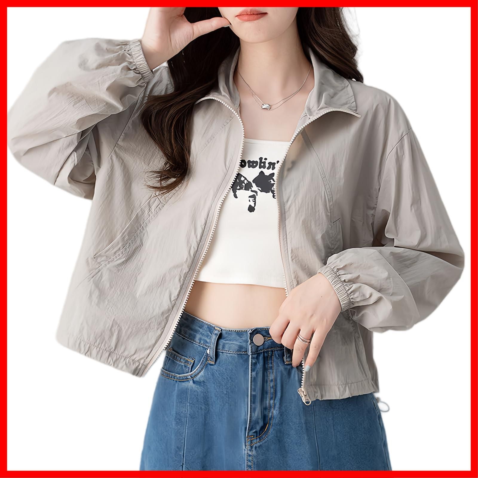 【在庫わずか】日常 通勤 体型カバー 可愛い お洒落 着痩せ 日焼け止め服 ファッション UV対策 防風 速乾性 通気性 冷房対策 フーデッド 長袖 春夏秋 無地 トップス UVカット パーカー Narebualo Cietupoopカーディガン レディース