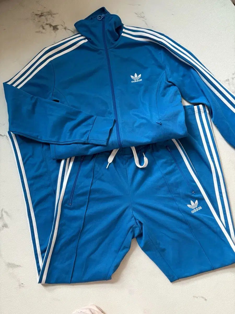 adidas アディダス ファイヤーバード セットアップ 青 エイダス ジャージ チュバ
