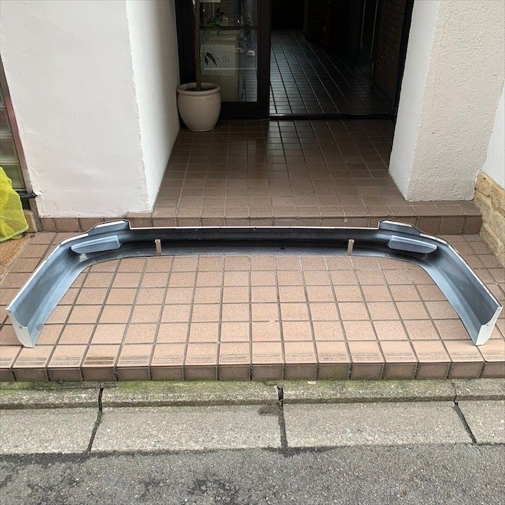 TOYOTA トヨタ 200系 ハイエース モデリスタ 純正 フロントスポイラー ナロータイプ リアバンパー 車 パーツ ホワイト m15042