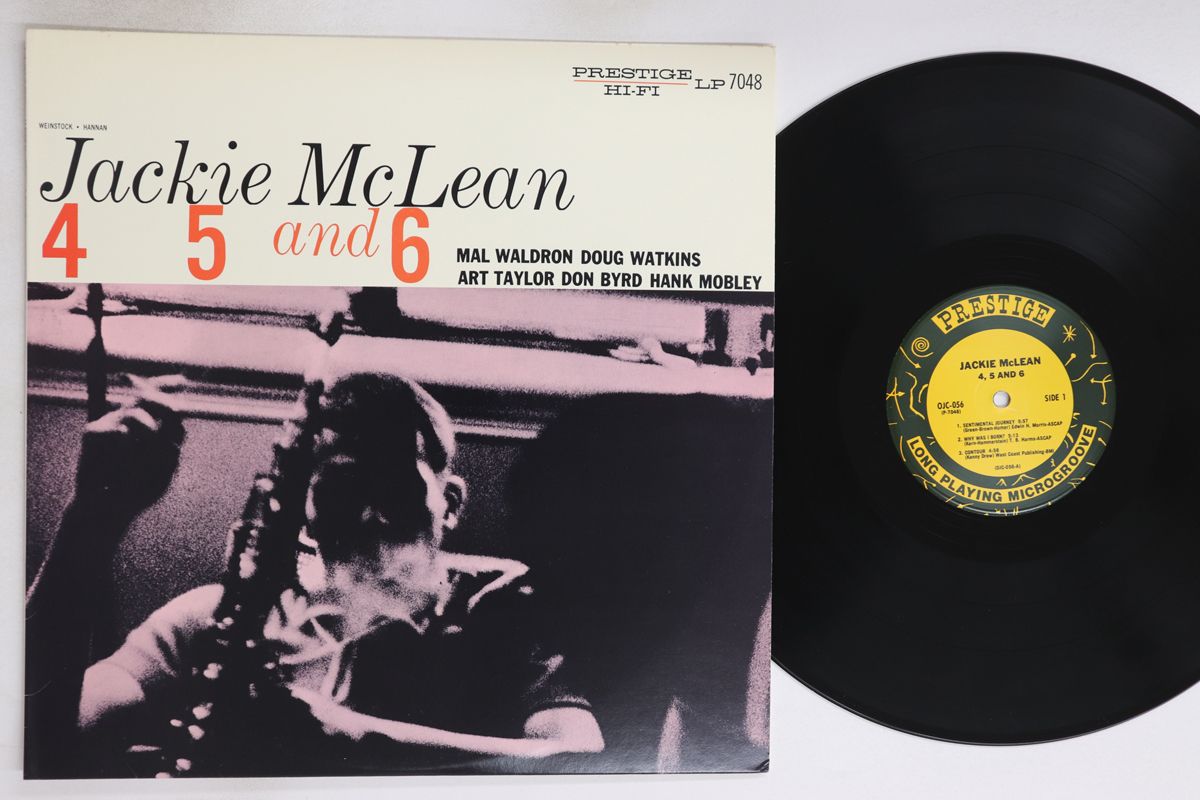 米LP Jackie Mclean 4 5 And 6 OJC056 PRESTIGE /00260 - メルカリ
