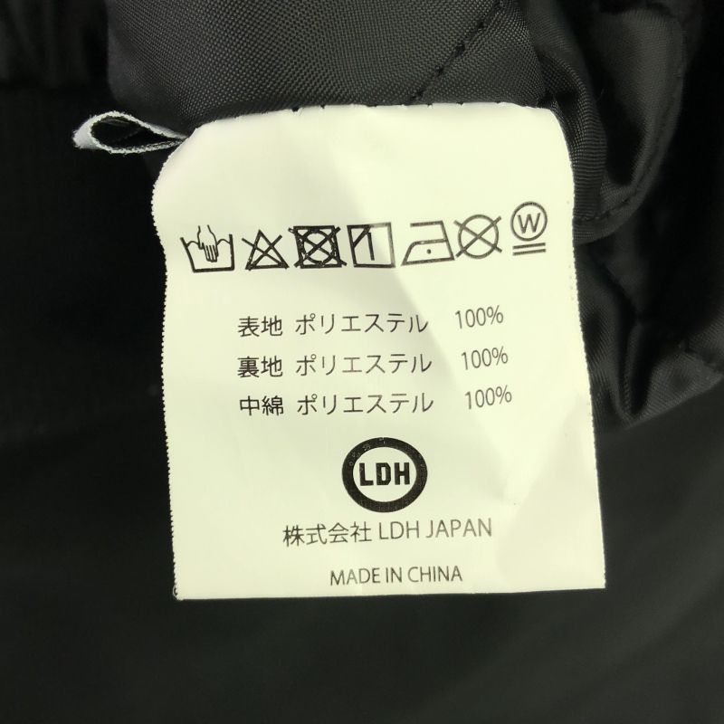 中古】THE RAMPAGE ワッペンジャケット サイズM ブラック ラン