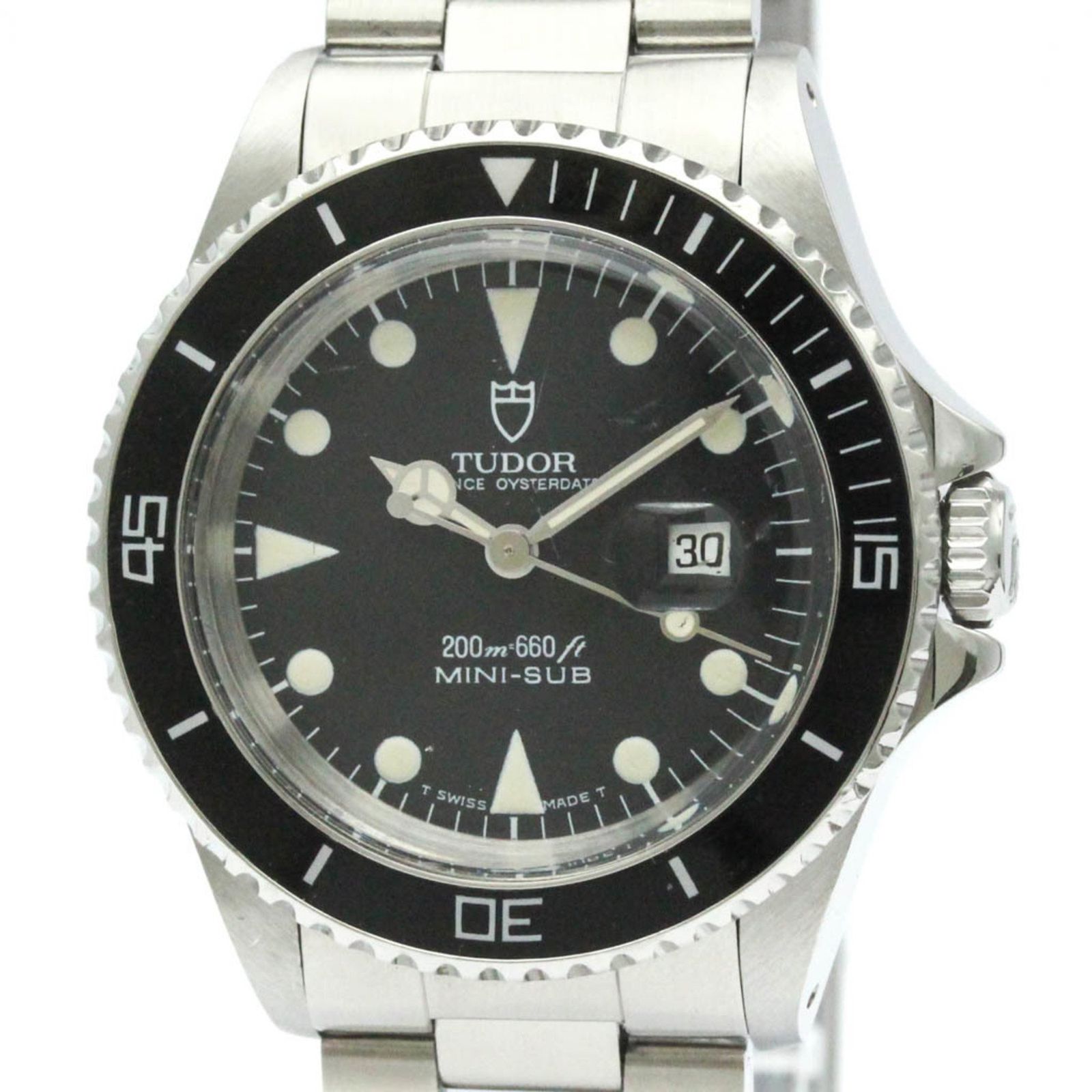 チュードル TUDOR ミニサブ ステンレススチール 自動巻き 時計 73090 外装仕上げ済み