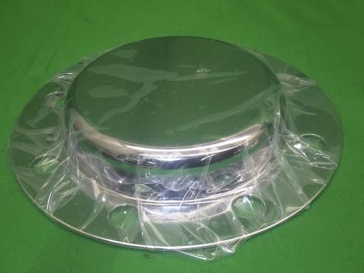 高得点の ♥ デコトラ カジヤ メッキ リアハブカバー 4枚 8穴 100％品質保証！