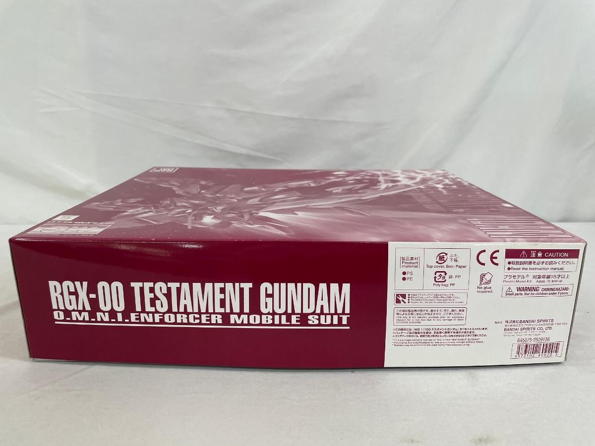 未開封】1/100 MG ZGMF-X12A/RGX-00 テスタメントガンダム