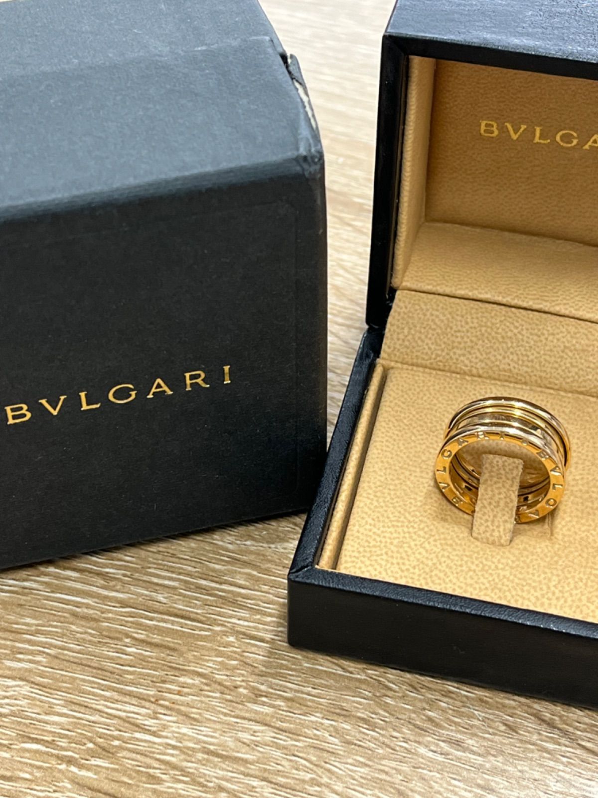 ブルガリBVLGARI ビーゼロワンB-01 18金12号750