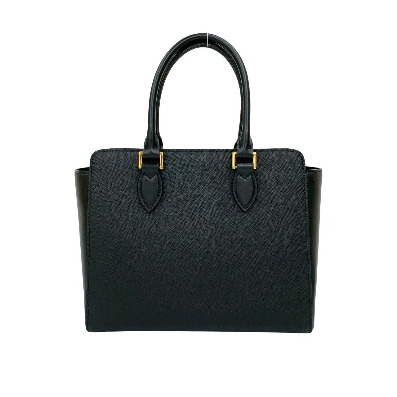ほぼ未使用 袋付 PRADA プラダ ガレリア ロゴ 金具 サフィアーノ