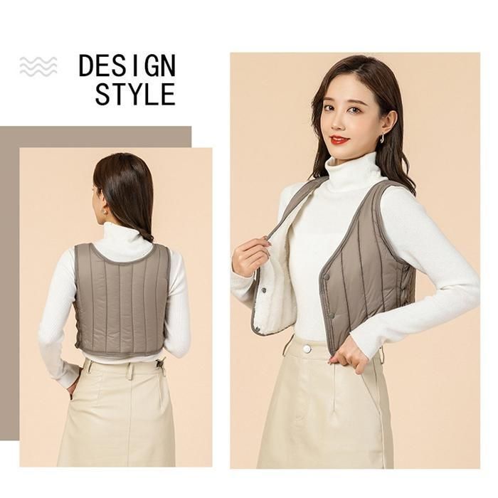 ボアベスト 梅花刺繍 ピンク 中綿ベスト 中綿チョッキ 折り襟 チャイナボタン フェイクファーベスト レディース 毛皮コート 袖無し 保温