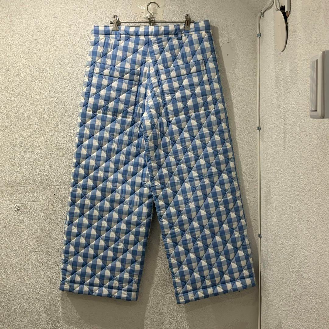 TSTS ティーエスティーエス 23AW QUILTED GINGHAM TROUSERS 