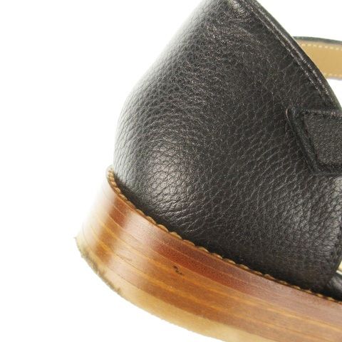 【ペッパー様】イタリア製 パスクッチ レザーメッシュサンダル グルカミュール パスクッチ PASCUCCI グルカテイストミュールサンダル