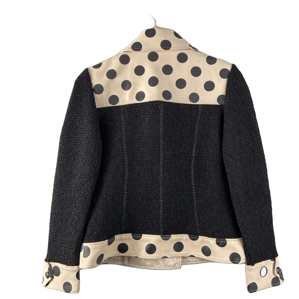 NOKO OHNO ノコオーノ ライダースジャケット サイズ40 M レディース - ベージュ×黒