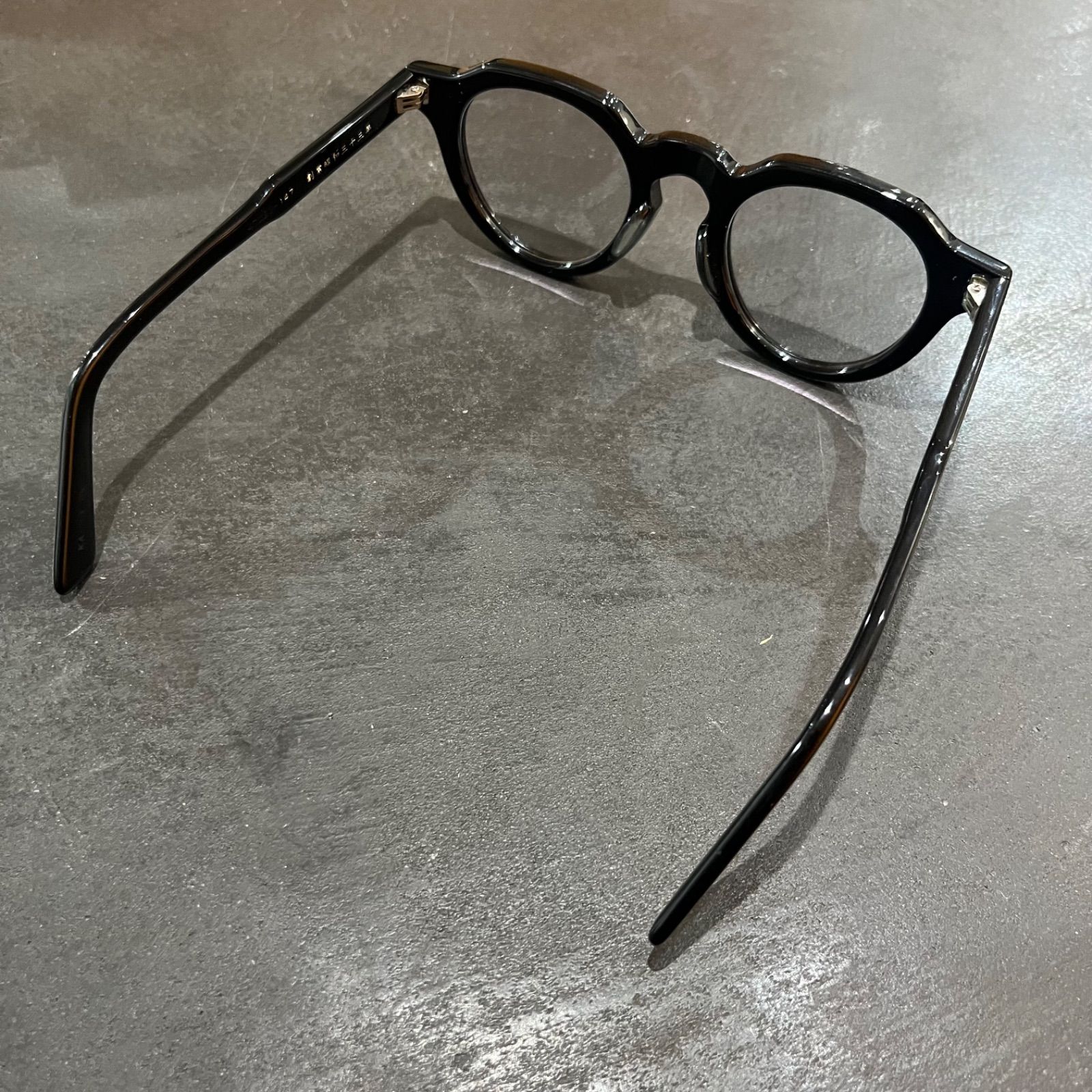 美品 金子眼鏡 サングラス KCS-33 度なし クラウンパント