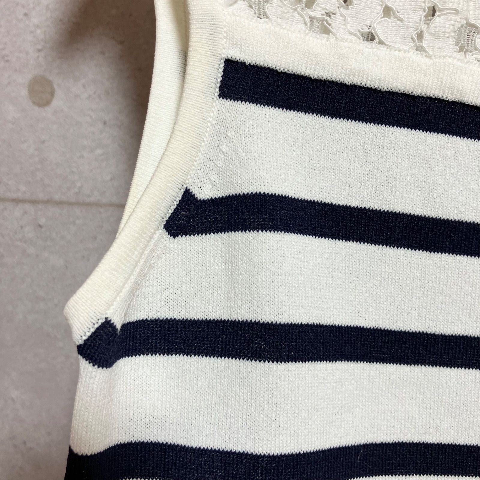 【美品】ブルーレーベルクレストブリッジ ノースリーブ　38 美品✨ブルーレーベルクレストブリッジ ノースリーブ 薄ピンク
