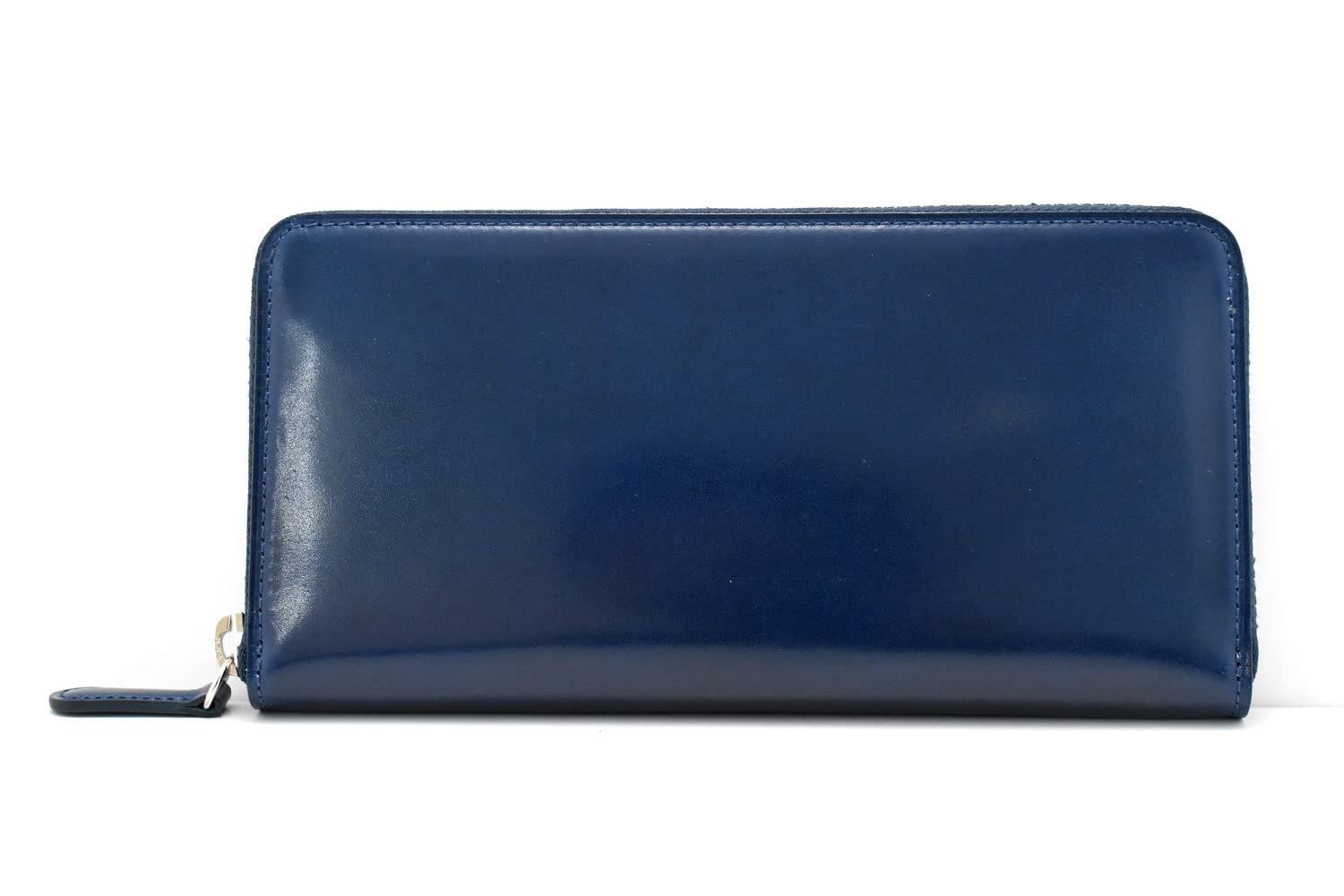 [関] プレリー長財布（紺）　コードバン プレリー長財布（紺） コードバン 関] プレリー長財布（紺） コード