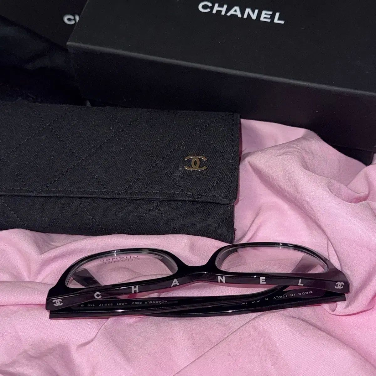 CHANEL シャネル メガネ サングラス サイド CC つづり ロゴ 3392 C501