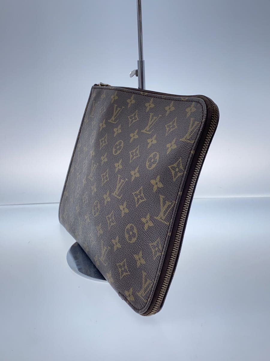 LOUIS VUITTON M53456 1)ポッシュ・ドキュマン_モノグラム・キャンバス_BRW - メルカリ