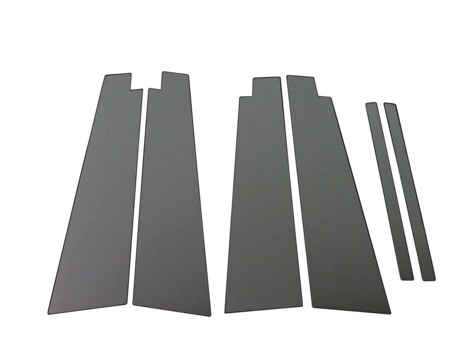 BRIGHTZ レクサス GS450h GWS191 超鏡面ステンレスブラックメッキピラーパネル バイザー有用 6PC 【 PIL-BLA-024 】 GWS S191 191 GS GS450 450h 450 17127