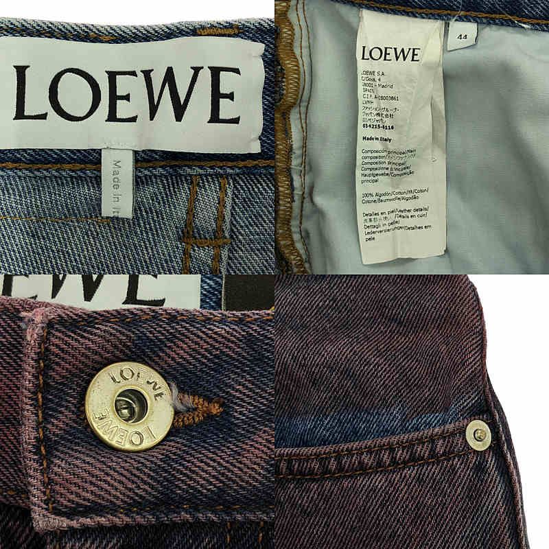 【ほぼ新品】LOEWE paula's ibiza ダメージ加工 デニム LOEWE / ロエベ | × Paula's Ibiza / パウラズ イビザ ダメージ加工