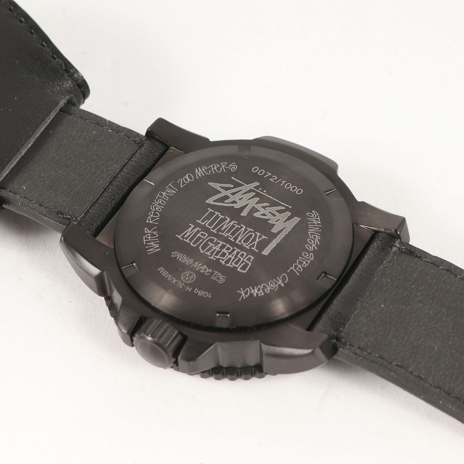 新品】STUSSY ステューシー LUMINOX MEGABASS 世界1000本限定