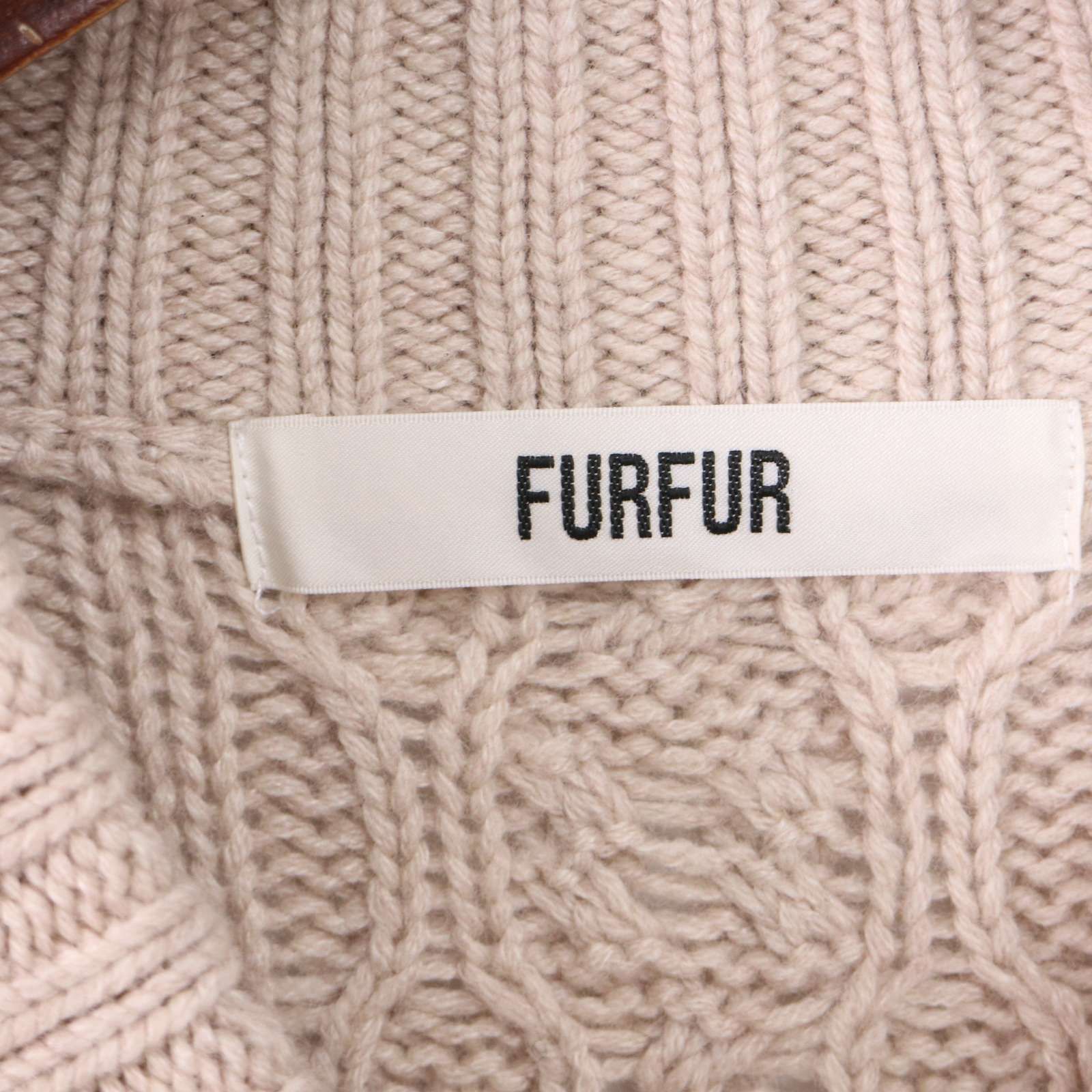 fur fur - FURFUR／アラン編ニット FURFUR ファーファー 秋冬 アラン編み♪ ウール ニット