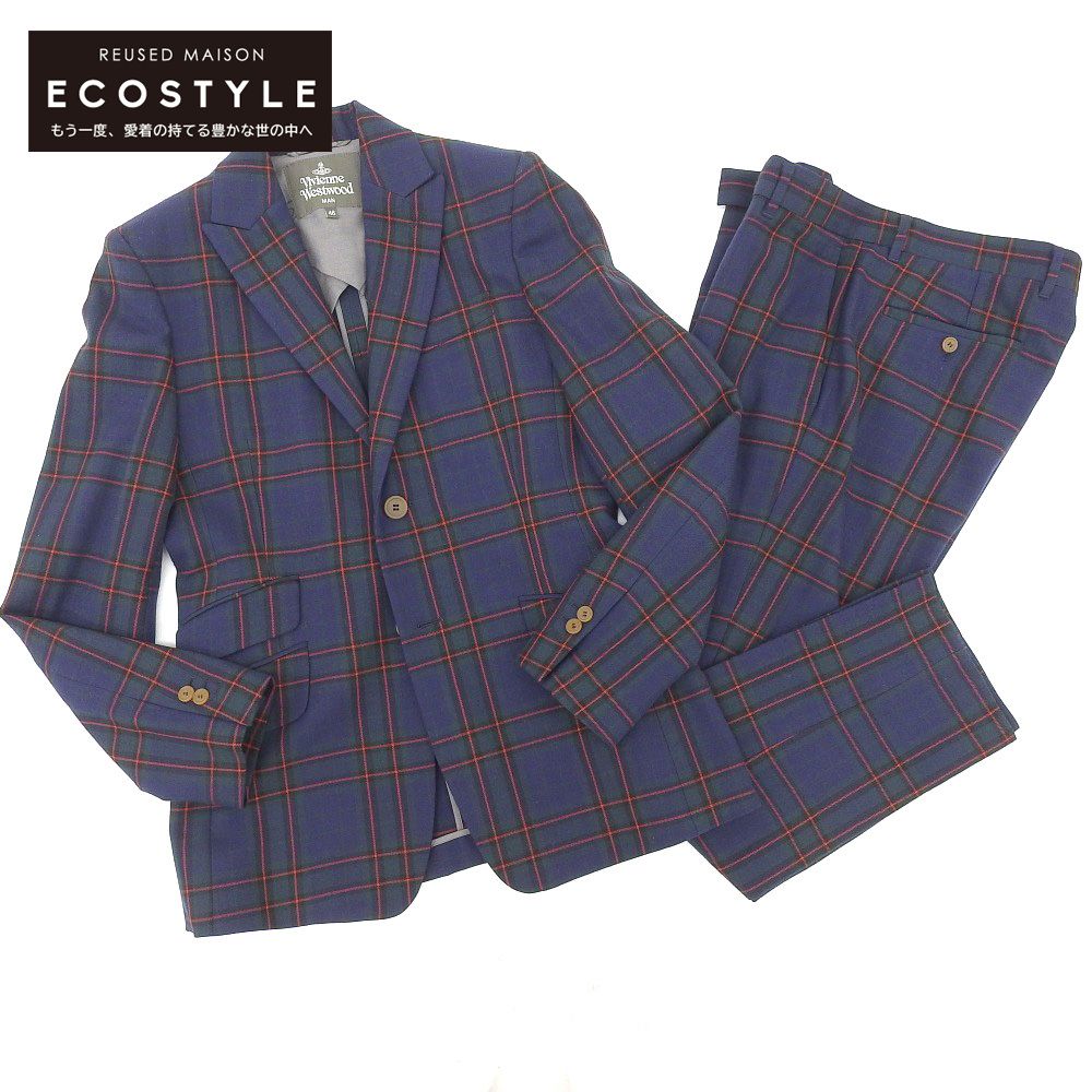 定価25万vivienne westwood man 変形チェックスーツ 定価25万vivienne westwood man 変形チェックスーツ