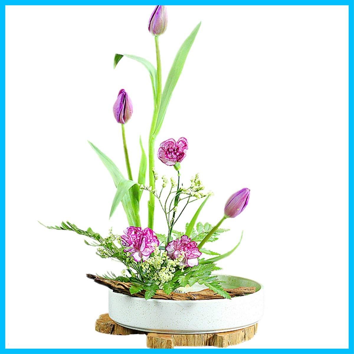 在庫処分】水盤 花器 フラワーベース - フラワーアレンジメント陶器