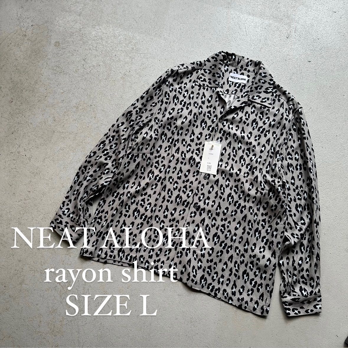 NEAT ALOHA rayon shirt 