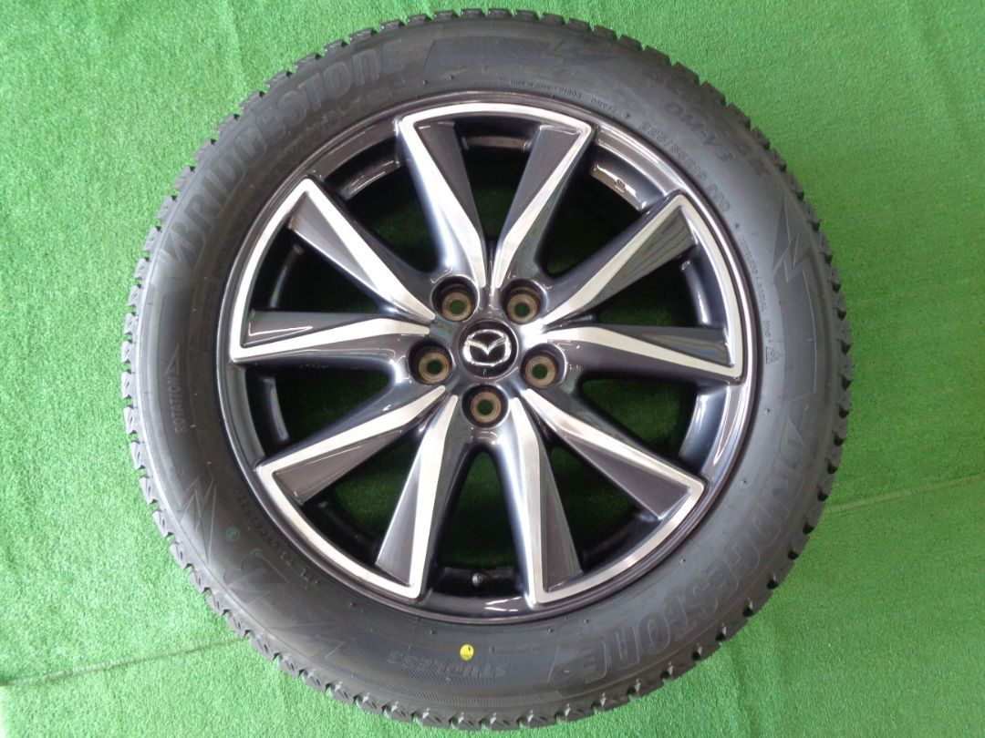 N*I様 マツダCX-5純正225/55R19スタッドレスブリヂストンブリザック マツダ CX-5 純正 19インチ 中古スタッドレスセット 225/55R19